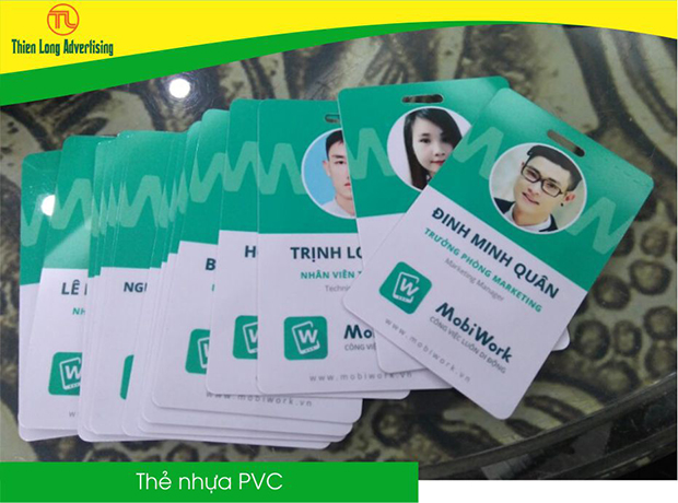 Thẻ nhựa PVC - Thiên Long ADV - Công Ty TNHH Thương Mại Quảng Cáo Thiên Long